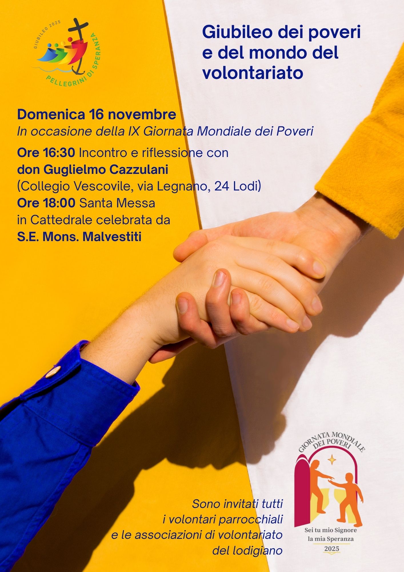 Giubileo dei poveri e del mondo del volontariato