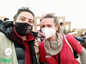 Silvia Maraone (Ipsia) e Silvia Sinibaldi (Caritas Europa)